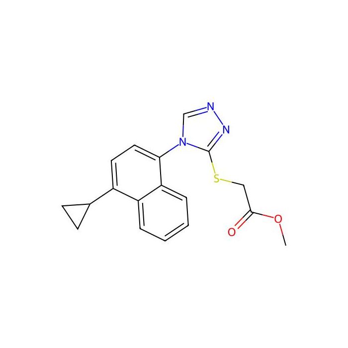 2-((4-(4-环丙基萘-1-基)-4H-1，2，4-三唑-3-基)硫代)乙酸甲酯