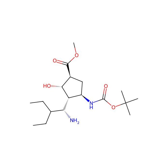 (1S，2S，3S，4R)-3-((R)-1-氨基-2-乙基丁基)-4-((叔丁氧基羰基)氨基)-2-羟基环戊烷羧酸甲酯