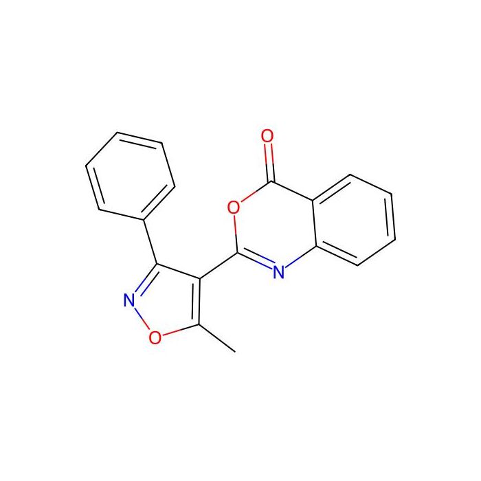 2-(5-methyl-3-phenyl-4-isoxazolyl)-4H-3,1-benzoxazin-4-one