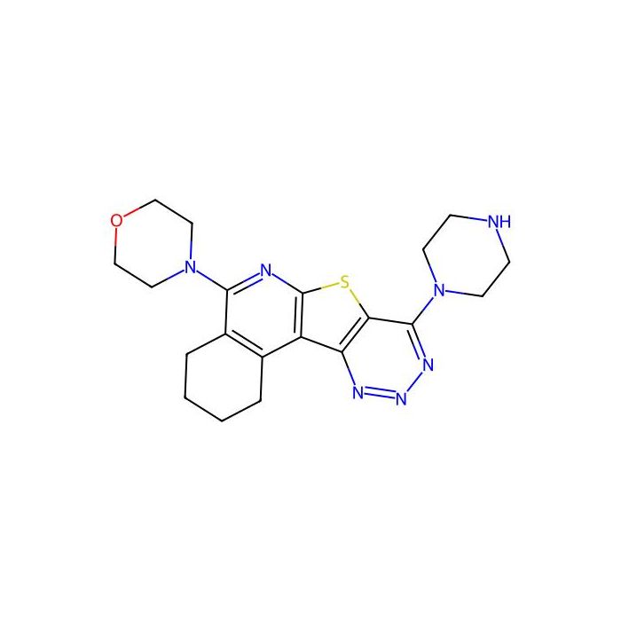 5-(Morpholin-4-yl)-8-(piperazin-1-yl)-1,2,3,4-tetrahydro[1,2,3]triazino[4',5':4,5]thieno[2,3-c]isoquinoline