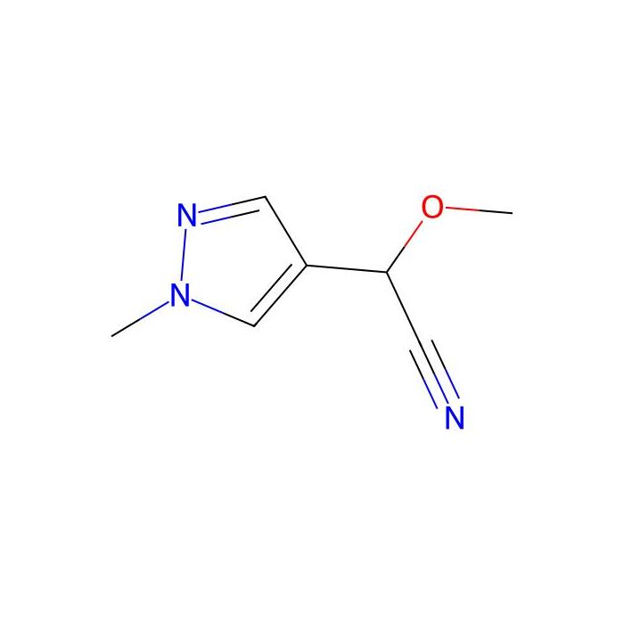 2-methoxy-2-(1-methyl-1H-pyrazol-4-yl)acetonitrile