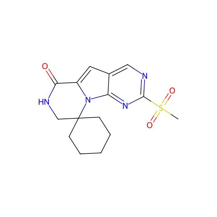 2'-(Methylsulfonyl)-7',8'-dihydro-6'H-spiro[cyclohexane-1,9'-pyrazino[1',2':1,5]pyrrolo[2,3-d]pyrimidin]-6'-one