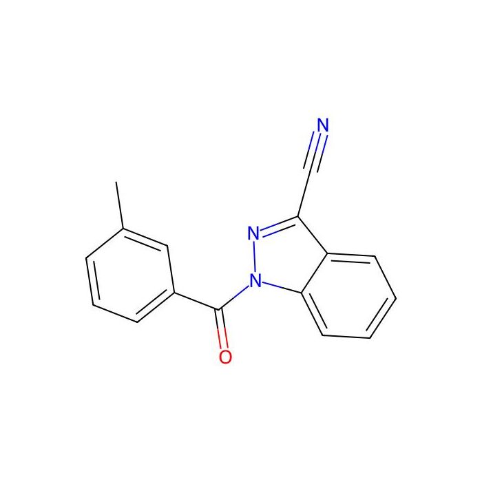 1-(3-Methylbenzoyl)-1H-indazole-3-carbonitrile