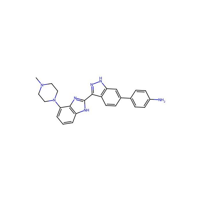 4-{3-[7-(4-Methylpiperazin-1-Yl)-1h-Benzimidazol-2-Yl]-1h-Indazol-6-Yl}aniline