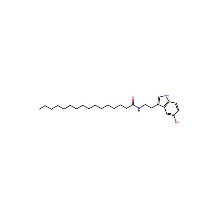N-[2-(5-hydroxy-1H-indol-3-yl)ethyl]hexadecanamide