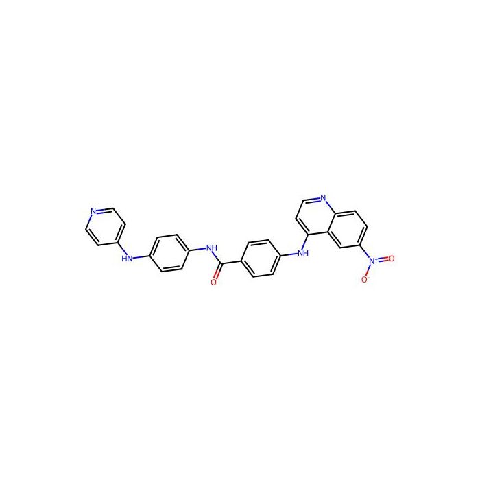 4-[(6-nitroquinolin-4-yl)amino]-N-[4-(pyridin-4-ylamino)phenyl]benzamide