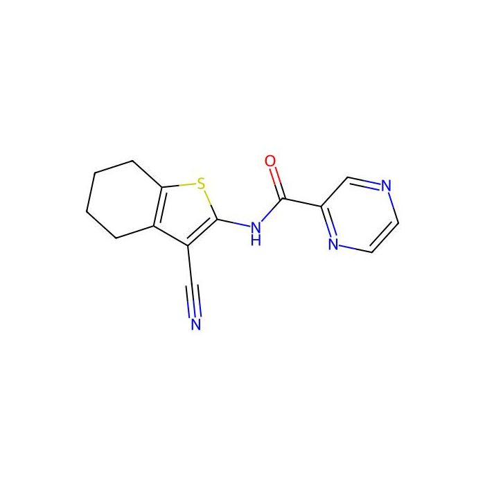 N-(3-cyano-4,5,6,7-tetrahydro-1-benzothiophen-2-yl)pyrazine-2-carboxamide