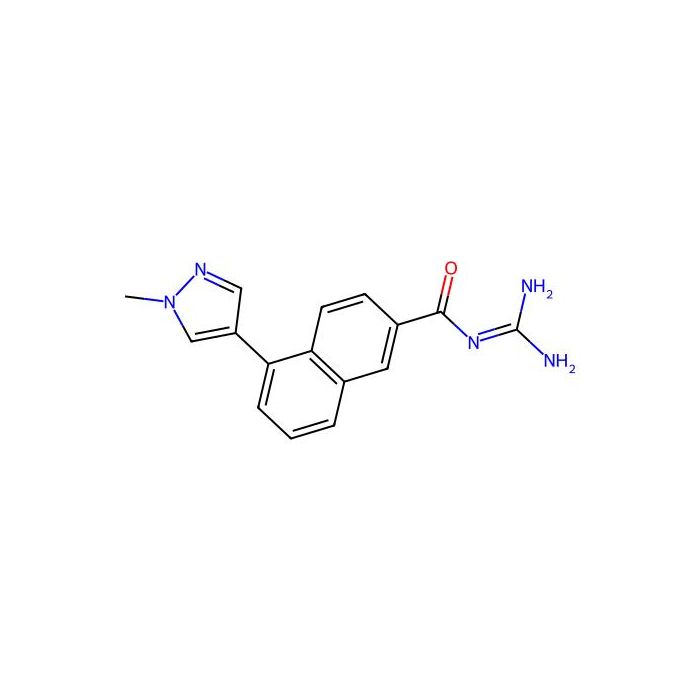 2-Naphthalenecarboxamide, N-(aminoiminomethyl)-5-(1-methyl-1H-pyrazol-4-yl)-