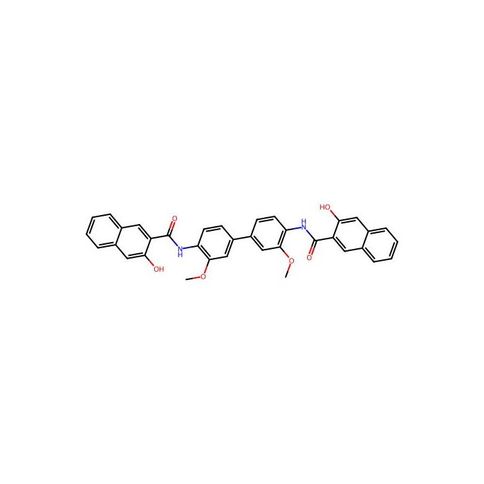 2-Naphthalenecarboxamide, N,N'-(3,3'-dimethoxy[1,1'-biphenyl]-4,4'-diyl)bis[3-hydroxy-