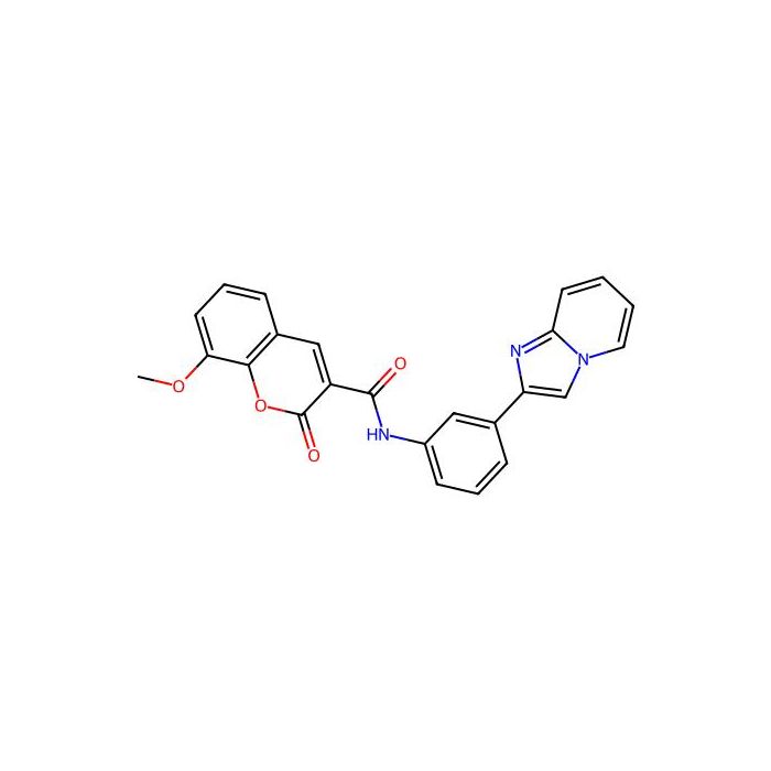 N-(3-(imidazo[1,2-a]pyridin-2-yl)phenyl)-8-methoxy-2-oxo-2H-chromene-3-carboxamide