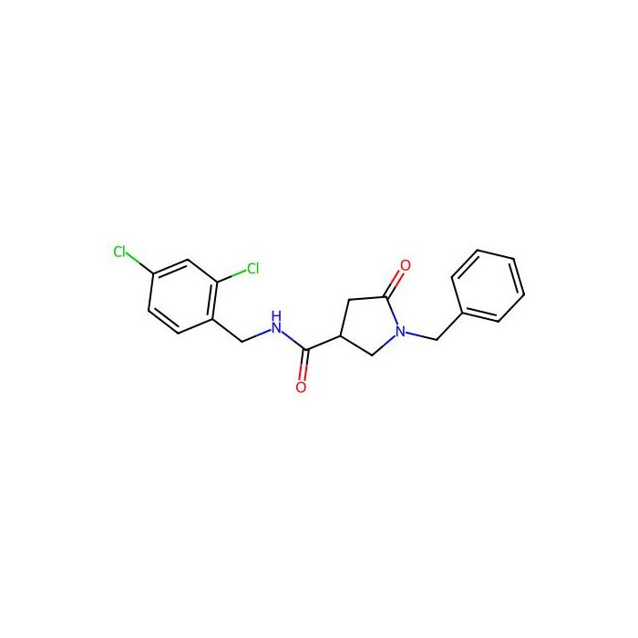 N-(2,4-dichlorobenzyl)-1-benzyl-5-oxopyrrolidine-3-carboxamide
