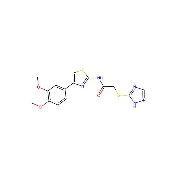 N-[4-(3,4-dimethoxyphenyl)-1,3-thiazol-2-yl]-2-(1H-1,2,4-triazol-5-ylsulfanyl)acetamide