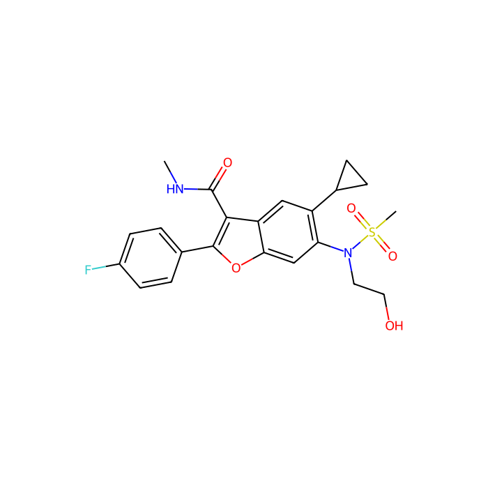 HCV-796 (Nesbuvir),抑制剂, 丙型肝炎病毒 NS5B RNA 依赖性 RNA 聚合酶抑制剂