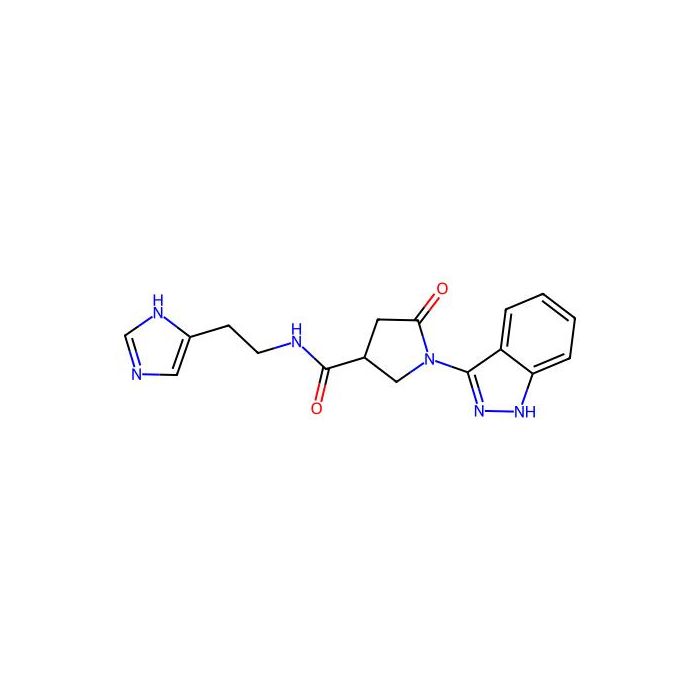 N-[2-(1H-imidazol-4-yl)ethyl]-1-(1H-indazol-3-yl)-5-oxopyrrolidine-3-carboxamide