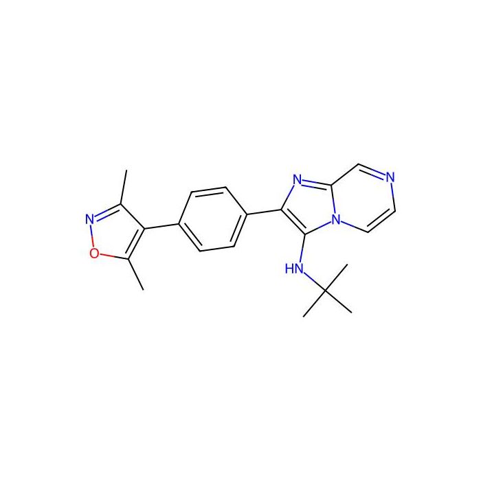 N-Tert-Butyl-2-[4-(3,5-Dimethyl-1,2-Oxazol-4-Yl)phenyl]imidazo[1,2-A]pyrazin-3-Amine