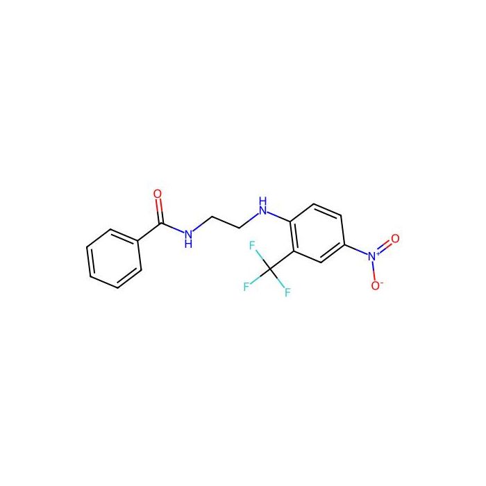 N-(2-((4-nitro-2-(trifluoromethyl)phenyl)amino)ethyl)benzamide