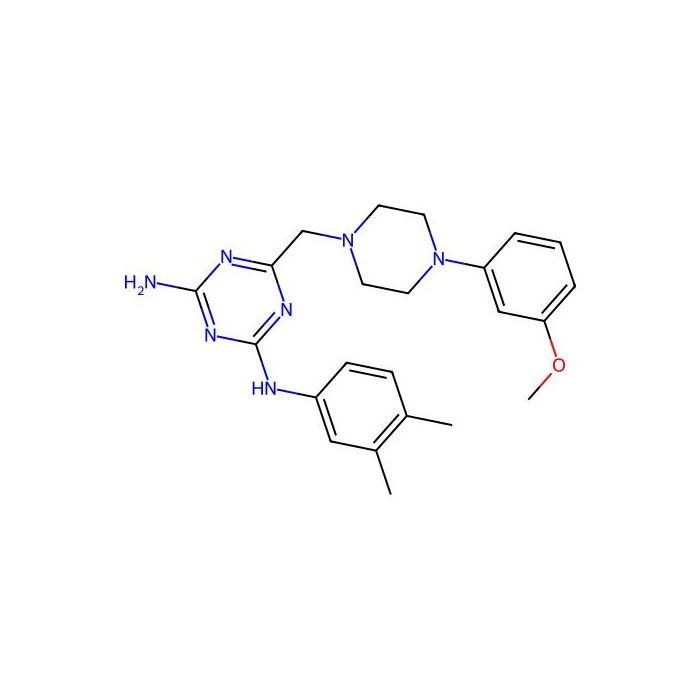 N-(3,4-dimethylphenyl)-6-{[4-(3-methoxyphenyl)piperazin-1-yl]methyl}-1,3,5-triazine-2,4-diamine