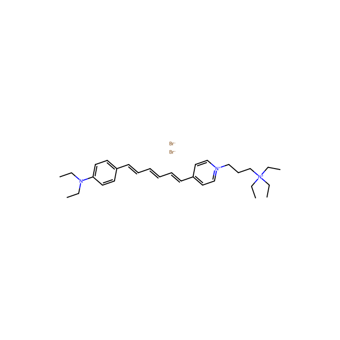 NeurotransRed C2 [N-(3-三乙基铵丙基)-4-(6-(4-二乙基氨基)苯基)六三烯基)二溴化吡啶鎓]