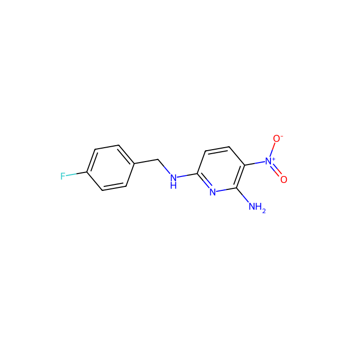 2-氨基-3-硝基-6-(4-氟苄基氨基)吡啶