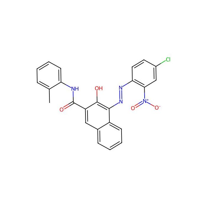 2-Naphthalenecarboxamide, 4-(2-(4-chloro-2-nitrophenyl)diazenyl)-3-hydroxy-N-(2-methylphenyl)-