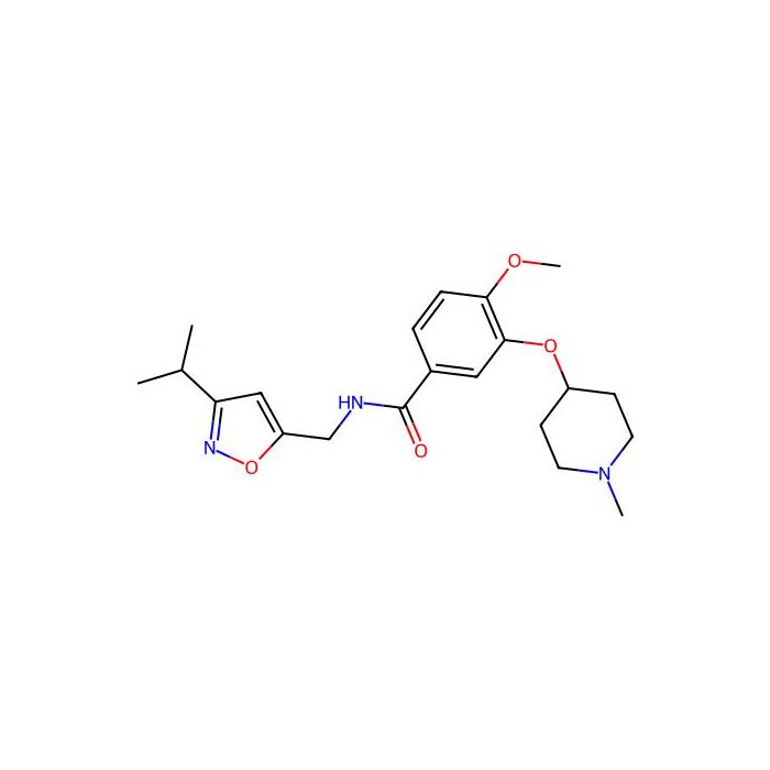 N-((3-isopropylisoxazol-5-yl)methyl)-4-methoxy-3-((1-methylpiperidin-4-yl)oxy)benzamide