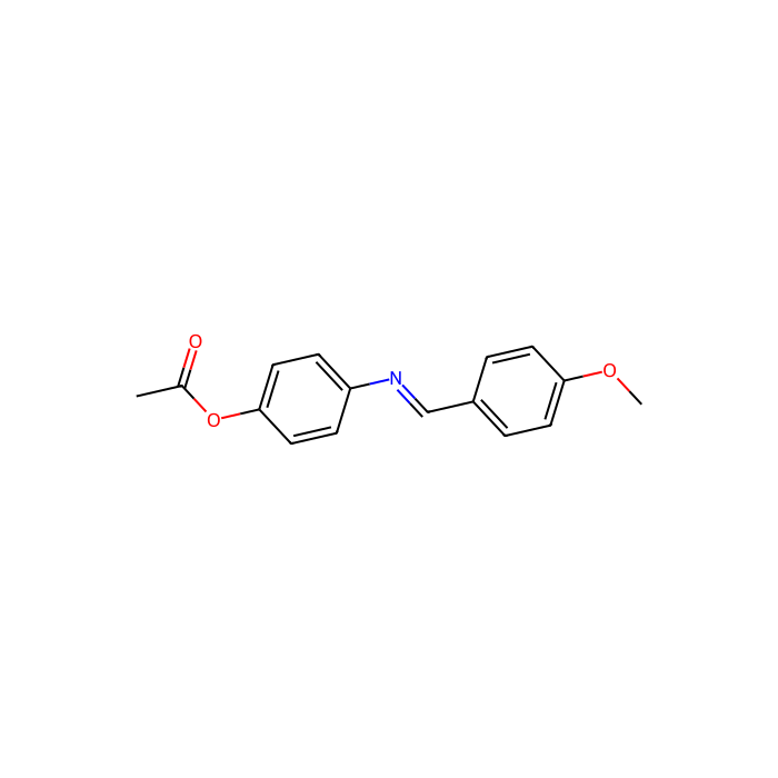 N-(4-甲氧基苯亚甲基)-4-乙酰氧基苯胺