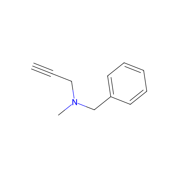 N-甲基-N-炔丙基苯甲胺, 单胺氧化酶 B 抑制剂