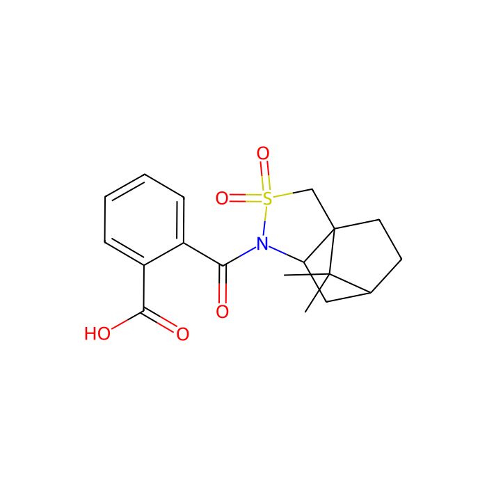 N-(2-羧基苯甲酰)-(-)-10,2-樟脑磺内酰胺