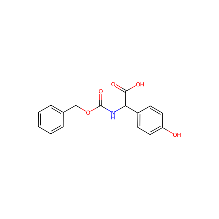 N-苄氧羰基-4-羟基-D-2-苯基甘氨酸