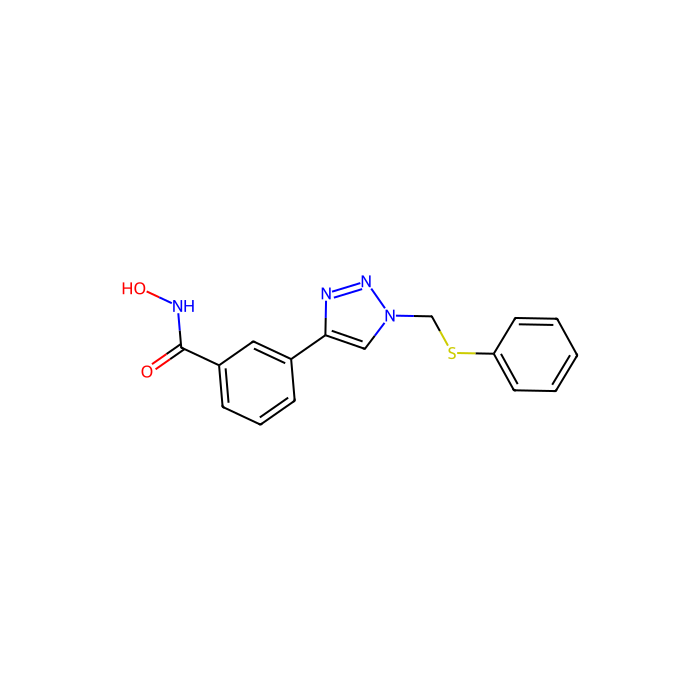 N-羟基-3-[1-(苯基硫代)甲基-1H-1,2,3-三氮唑-4-基]苯甲酰胺
