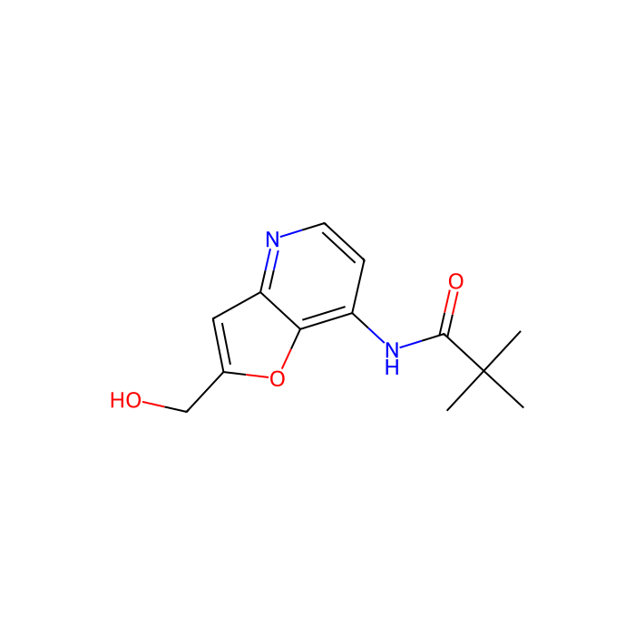 N-(2-(羟甲基)呋喃[3,2-b] 吡啶-7-基)新戊酰胺