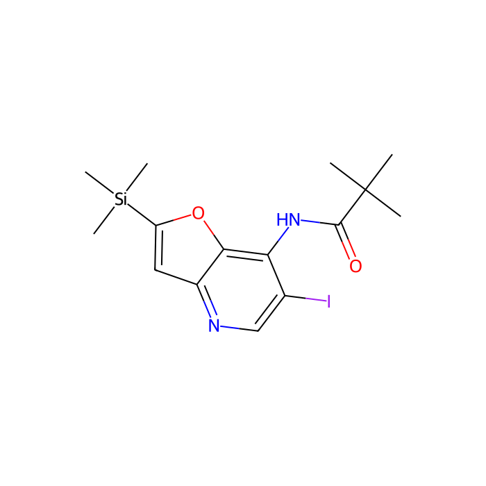 N-(6-碘-2-(三甲基甲硅烷基)呋喃[3,2-b] 吡啶-7- 基)新戊酰胺