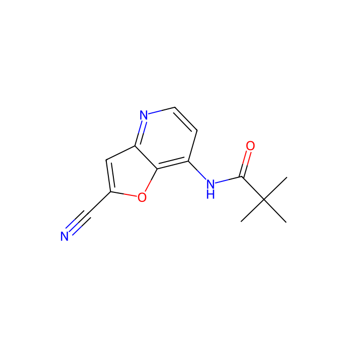 N-(2-氰基呋喃[3,2-b] 吡啶-7-基)新戊酰胺