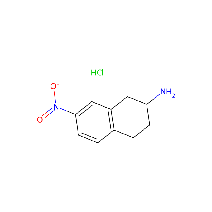 7-硝基-1,2,3,4-四氢-萘-2-乙胺盐酸盐