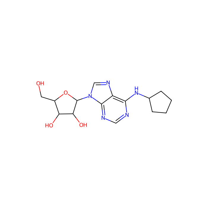 N⁶ -环戊腺苷, A 1 受体激动剂；A 2A 受体激动剂；A 2B 受体激动剂；A 3 受体激动剂