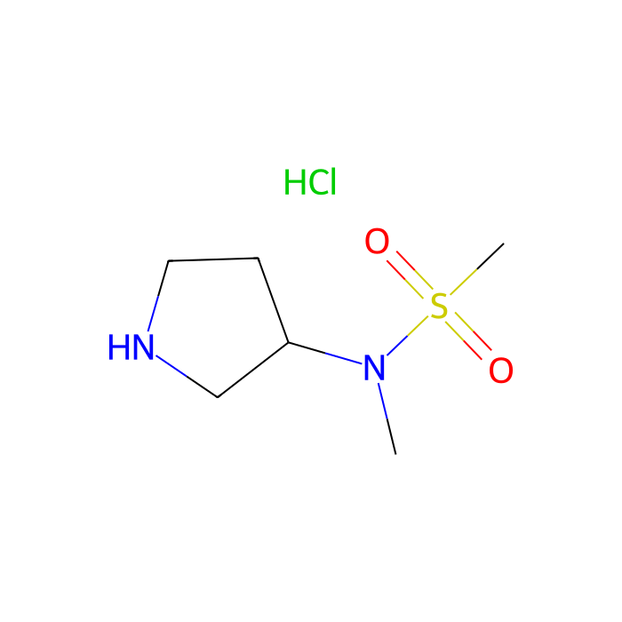 N-甲基-N-[(3R)-吡咯烷-3-基]甲磺酰胺盐酸盐