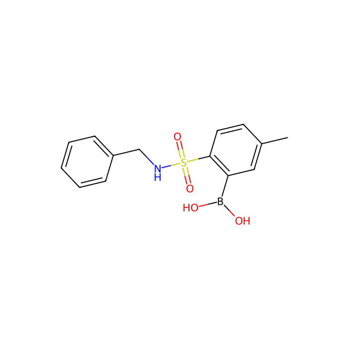 2-(N-苄基氨磺酰基)-5-甲基苯基硼酸