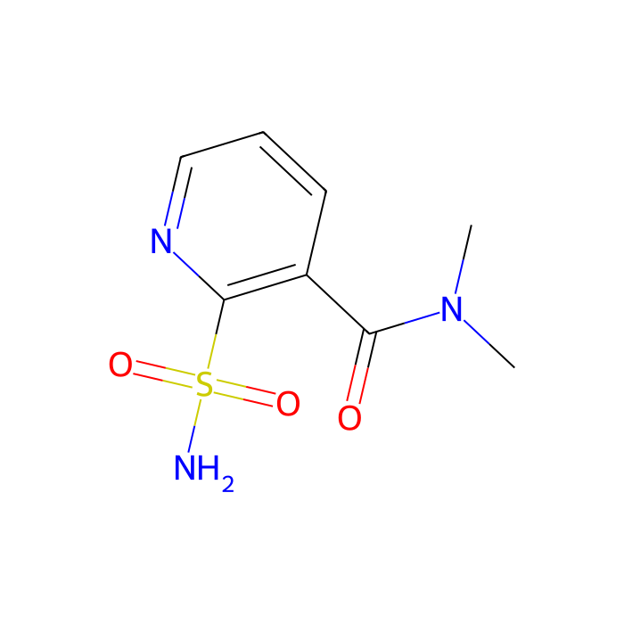 N,N-二甲基-2-氨基磺酰基-3-吡啶甲酰胺