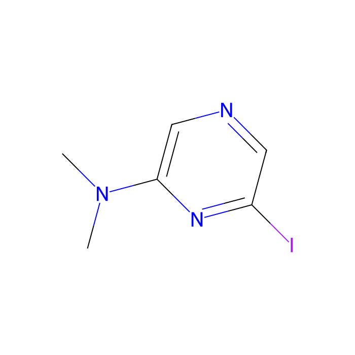 2-(N,N-二甲基氨基)-6-碘吡嗪