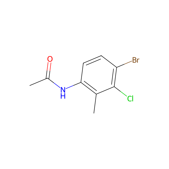 N-乙酰基-4-溴-3-氯-2-甲基苯胺