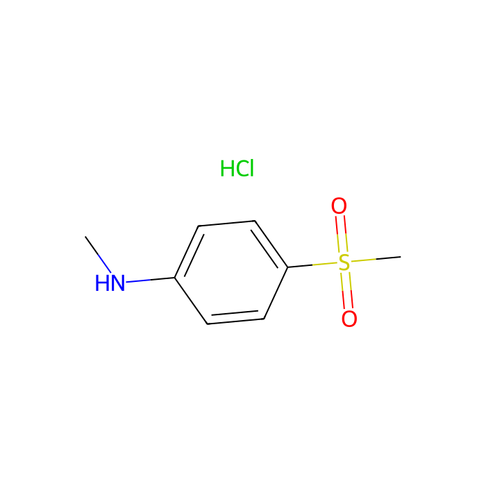 N-甲基-4-(甲基磺酰基)苯胺盐酸盐
