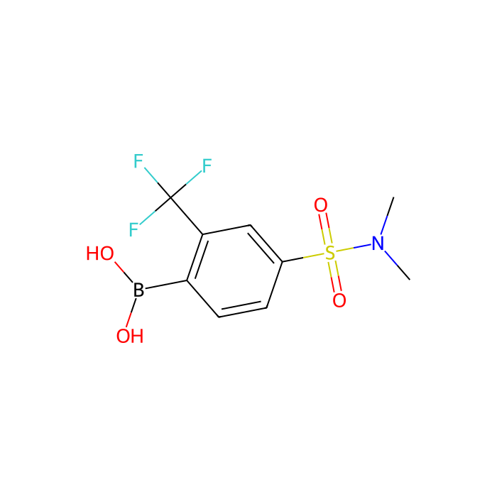 4-(N,N-二甲基氨磺酰基)-2-三氟甲基苯基硼酸
