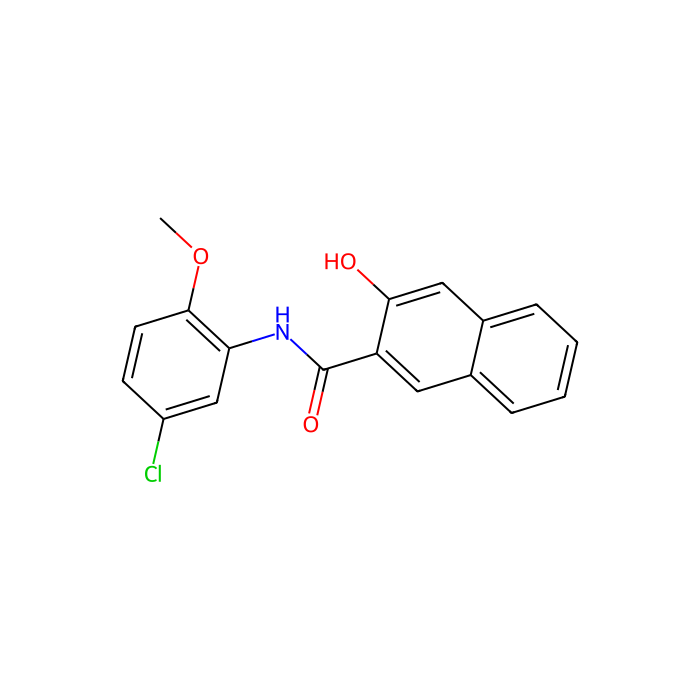 N-(5-氯-2-甲氧基苯基)-3-羟基萘-2-羧酰胺