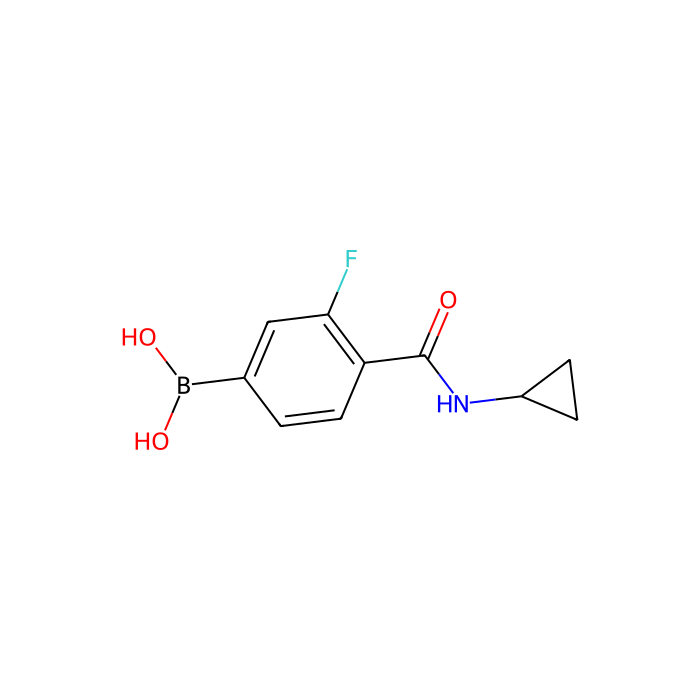 N-环丙基4-环硼-2-氟苯甲酰胺