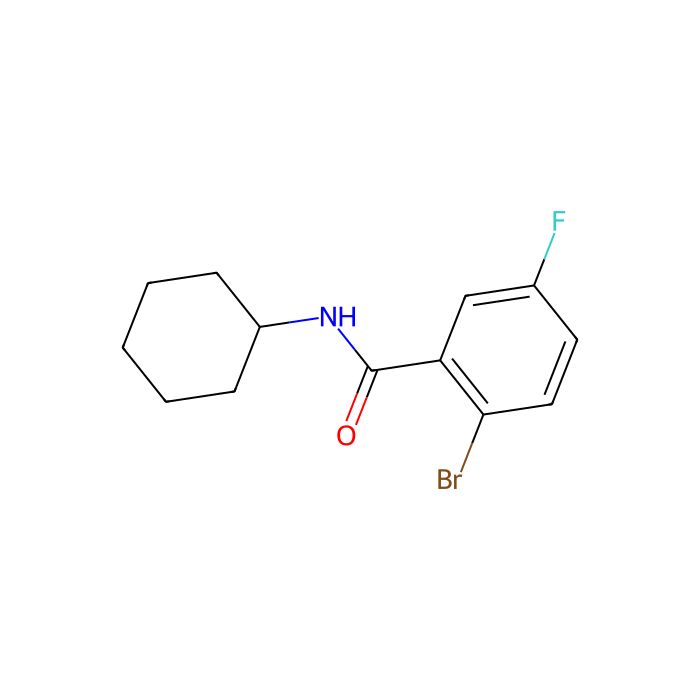 N-环己基2-溴-5-氟苯甲酰胺