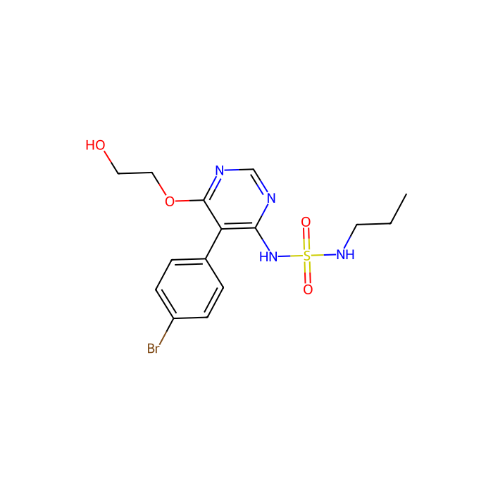 N-[5-(4-溴苯基)-6-(2-羟基乙氧基)-4-嘧啶基]-N'-丙基氨基磺酰胺
