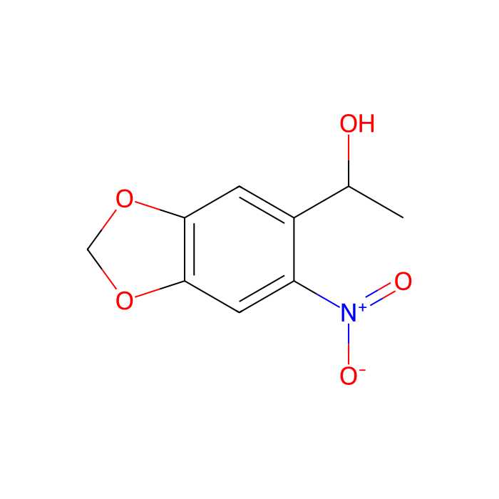 1-(6-硝基苯并[d][1,3]二氧杂环戊烯-5-基)乙醇