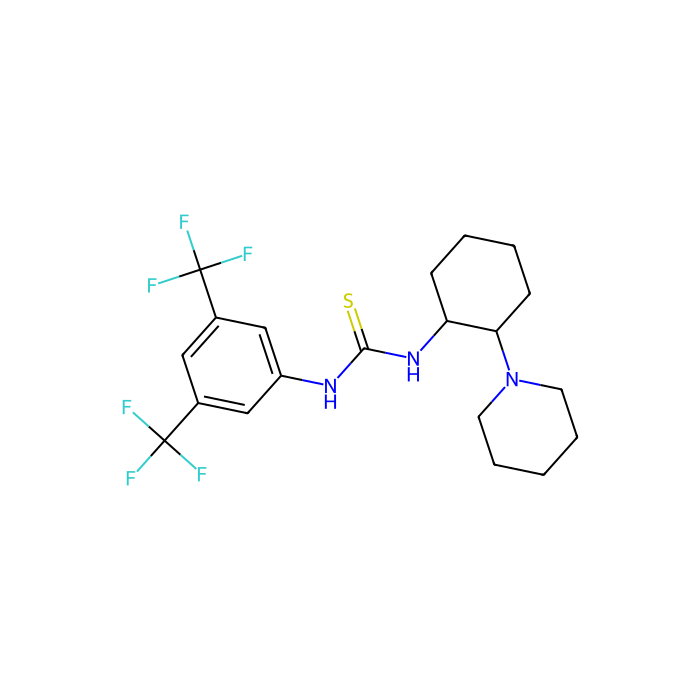 N-[3,5-双(三氟甲基)苯基]-N'-[(1R,2R)-2-(1-哌啶基)环己基]硫脲