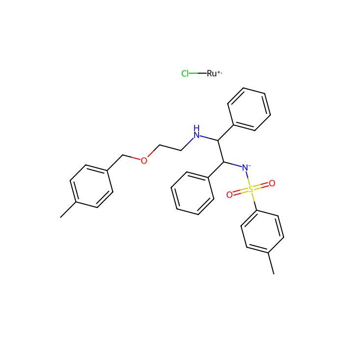 N-[(1S,2S)-1,2-二苯基-2-(2-(4-甲基苄氧基)乙氨基)-乙基]-4-甲基苯磺酰胺(氯)钌(II)
