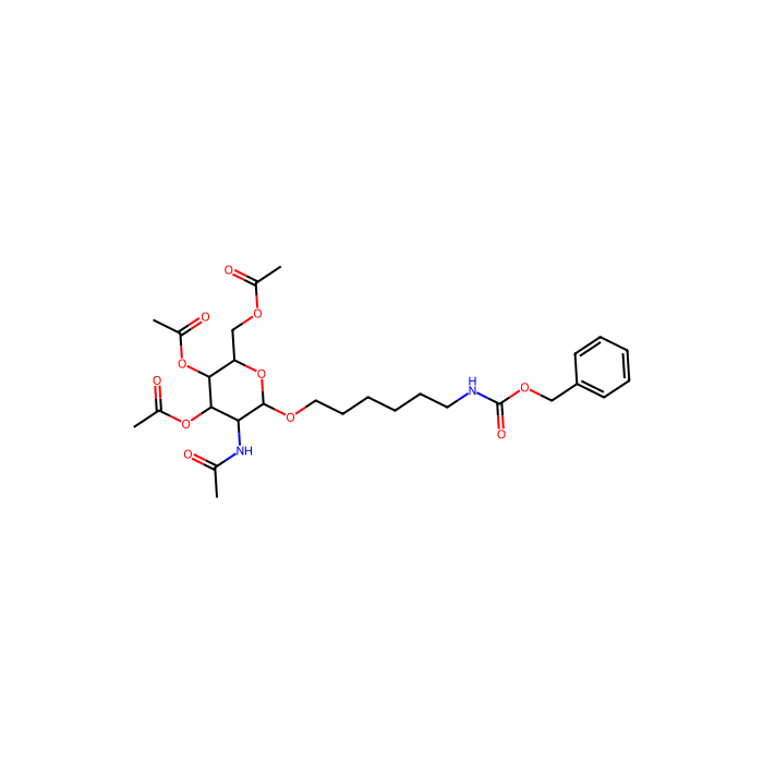 N-[6-[[3,4,6-三-O-乙酰基-2-(乙酰氨基)-2-脱氧-β-D-吡喃半乳糖基]氧基]己基]氨基甲酸苄酯